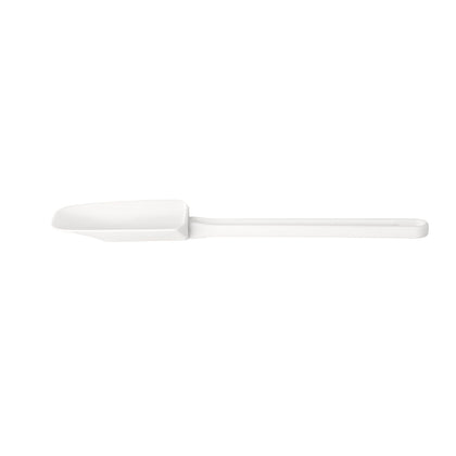 10-inch rubber bowl scraper with flexible curved blade, ergonomic grip, nonstick-safe and dishwasher safe; designed for efficient mixing and ingredient scraping; packed 120 each per case.