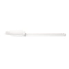 14-inch rubber bowl scraper with flexible curved blade, ergonomic grip, lightweight, dishwasher safe, and safe for nonstick surfaces; packed 72 each per case for commercial kitchen applications.