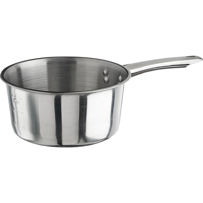 SAP-1.5 & 2, 1-1/2 & 2qt S/S Mirror Finish Sauce Pan, EA