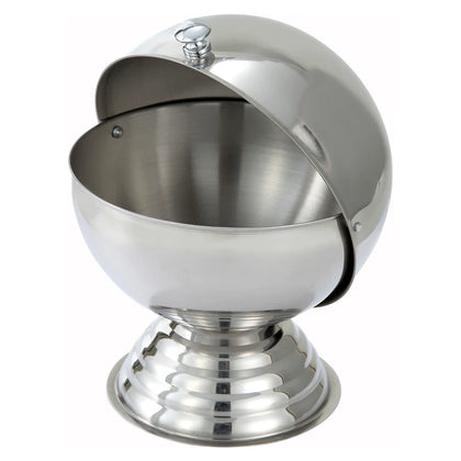 SBR-30, 20oz Stainless Steel Roll Top Sugar Bowl