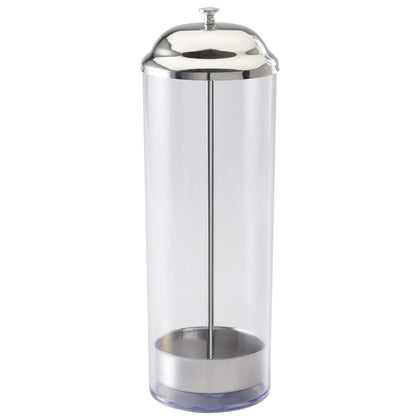 SDP-3, Stainless Steel Top SAN Cylinder Straw Dispenser