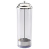 SDP-3, Stainless Steel Top SAN Cylinder Straw Dispenser