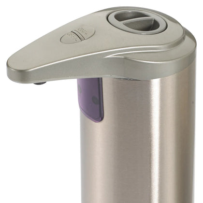 SDT-8S, 8oz, Brushed Nickle Touchless Countertop Hand Sanitizer Dispenser