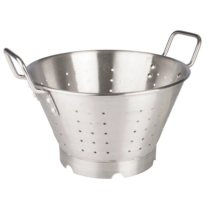 SLO-11/16, 11/16qt Heavy-Duty S/S Colander w/Handles & Base, EA