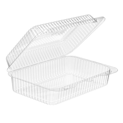 8.75 x 5.75 clear clamshell food container