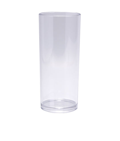 Yanco Hi Ball Glass SM-16-H is a durable and stylish choice for serving a variety of beverages in both casual and professional settings. Made from high-quality SAN plastic, this 16 oz glass offers exceptional clarity while being impact-resistant, making it ideal for high-traffic environments such as restaurants, bars, and catering services. With a sleek 2.75-inch diameter and a 6.25-inch height, it provides an elegant yet practical presentation for cocktails, soft drinks, and more. 