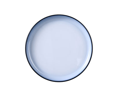 Yanco Round Deep Plate SN-109 showcases a contemporary gradient design in white and black, blending tones for a sleek and modern presentation. Made from durable melamine, this plate offers a lightweight and scratch resistant option for both casual and upscale dining settings. Its deep design makes it ideal for serving sandwiches, salads, or light entrees with visual flair and practical strength.