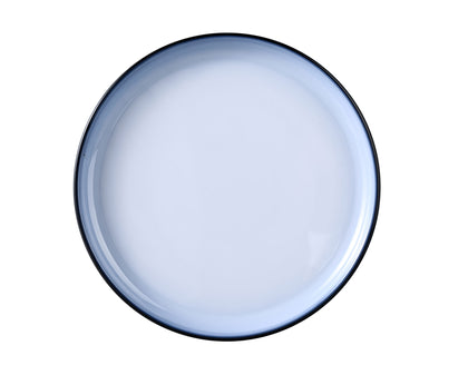Yanco Round Deep Plate SN-110 offers a bold, modern aesthetic with its smooth white and black gradient design. Crafted from high-quality melamine, it provides exceptional durability while maintaining a lightweight feel. This round dinner plate is ideal for showcasing main courses with style, making it a versatile choice for both casual and upscale dining.