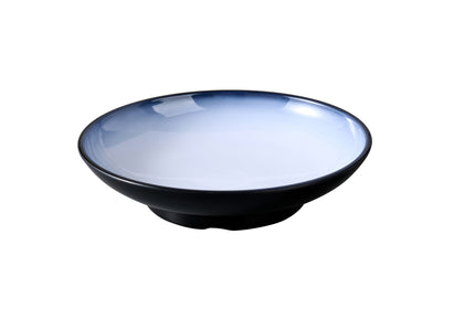 Yanco Salad/Pasta Bowl SN-308 pairs visual appeal with everyday durability. Its sleek melamine build is enhanced by a striking white and black gradient that adds a modern touch to casual and upscale presentations alike. Ideal for serving salads, pastas, or generous entrees, this bowl balances style and practicality.