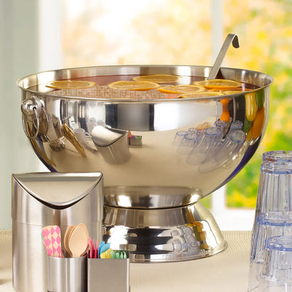SPB-35, 3-1/2gal Stainless Steel Punch Bowl