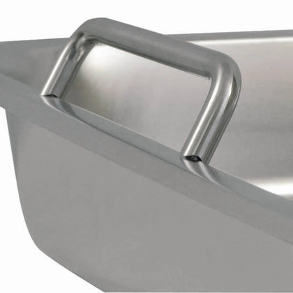 SPF2-HD, Stainless Steel Full-size Steam Pan w/Hdls