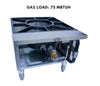 SR18 stockpot range with spider grate and rear gas connection, powered by natural gas for commercial kitchens.