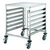 SRK-12 to 36, 12-36 Tier, SS, KD Under-Counter Pan Rack