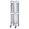 SRK-12 to 36, 12-36 Tier, SS, KD Under-Counter Pan Rack
