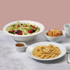 SSB-36/SSB-78, 36oz and 78oz, Case Pack White Porcelain Round Specialty Salad Bowls