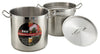 SSDB-12 to 8, 8-20qt S/S Double Boiler w/Cover