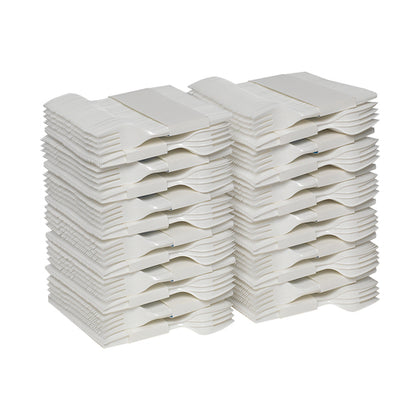Dixie SmartStock Series-B Medium-Weight Polypropylene White Plastic Forks