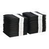 Smartstock Polystyrene Black Disposable Plastic Cutlery Knife