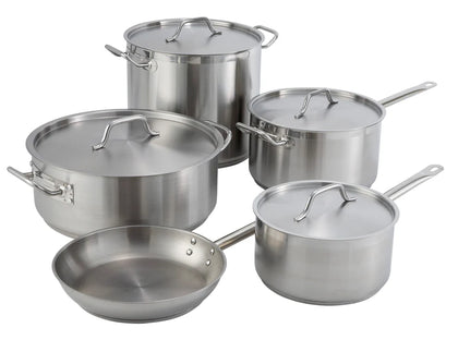 SSSP-10 to 7, 7-1/2 & 10qt Helper Hdl S/S Sauce Pan w/Cover