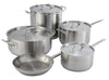 SSSP-10 to 7, 7-1/2 & 10qt Helper Hdl S/S Sauce Pan w/Cover