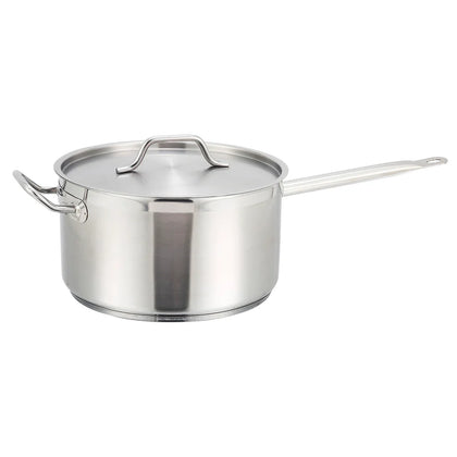 SSSP-10 to 7, 7-1/2 & 10qt Helper Hdl S/S Sauce Pan w/Cover
