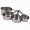 4 Piece set, 1/4, 1/3, 1/2 & 1 cup, Measuring Cup, Stanton Trading, stainless steel construction, rust-resistant, easy-to-read markings, nesting design. Ideal for accurate dry or liquid ingredient measurements.