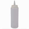 8 oz. Squeeze Bottle, Stanton Trading, made from clear, durable plastic for easy content visibility and controlled dispensing. Ideal for sauces, dressings, condiments, and food service in restaurants, kitchens, and cafes.