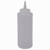 12 oz. Squeeze Bottle, Stanton Trading, made from clear, durable plastic for easy content visibility and controlled dispensing. Ideal for sauces, dressings, condiments, and food service in restaurants, kitchens, and cafes.