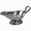 5 oz. Gravy Boat, Stanton Trading, features a handle and foot welded to the body, made from polished 18/8 stainless steel. Ideal for serving gravy, sauces, and dressings in restaurants and catering.