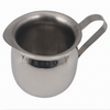 5 oz. Creamer, Stanton Trading, bell-shaped design crafted from stainless steel; durable, easy to clean, and resistant to corrosion. Ideal for serving cream, milk, or syrup in cafes, diners, and restaurants.