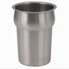 2-1/2 Quart Steam Table Inset, Stanton Trading, polished mirror finish stainless steel, 7-7/8