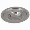 Lid for 1-1/4 Quart Bain Marie, Stanton Trading, stainless steel, durable and corrosion-resistant, snug-fitting design; ideal for retaining heat and protecting contents in commercial food service settings.