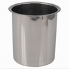6 Quart Bain Marie, Stanton Trading, stainless steel, rust-resistant, smooth mirror finish; ideal for food storage, heating, and serving in commercial kitchens and buffets.