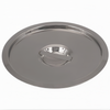 Lid for 8-1/4 Quart Bain Marie, Stanton Trading, stainless steel, durable and corrosion-resistant, snug-fitting design; ideal for retaining heat and protecting contents in commercial food service settings.