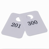 Coat Room Checks Numbered 201–300, Stanton Trading, plastic with hanger hold and 