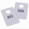Coat Room Checks Numbered 401–500, Stanton Trading, plastic with hanger hold and 