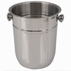 Champagne Bucket, Stanton Trading, made of durable stainless steel with a polished finish; designed without a stand. Ideal for chilling and serving champagne or wine in restaurants, bars, and catered events.