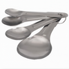 4-piece (1/4, 1/2, 1 tsp, 1 tbsp), Measuring Spoon, Stanton Trading, made of durable stainless steel, easy to clean, nested design. Ideal for precise kitchen measuring.