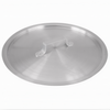 8-1/2 quart, round Sauce Pan Cover, Stanton Trading, designed to fit ASPN1.5, made of durable aluminum with an easy-grip handle. Features a snug fit for efficient heat retention and even cooking. Ideal for covering and simmering sauces, soups, or small portions in both commercial and home kitchens.