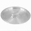 5 quart, Sauce Pot Cover, Stanton Trading, features a round aluminum design with a sturdy handle for easy lifting. Ideal for securely covering 5-quart sauce pots to retain heat, moisture, and flavor in commercial kitchens, restaurants, and food service operations.