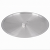 Cover for 60 Quart Stock Pot, Stanton Trading, made of durable aluminum with a sturdy handle, round shape ensures a secure fit, ideal for sealing in heat and moisture during cooking.