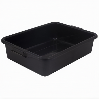 Black 1-Compartment Dish Box, 20-1/4
