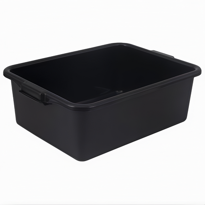 Black 1-Compartment Dish Box, 20-1/4