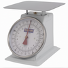 25 lb. x 2 oz. Portion Control Scale, Stanton Trading, analog top-loading counter model with dual measure (oz & g), angled rotating dial, shatterproof lens, and 7-7/8