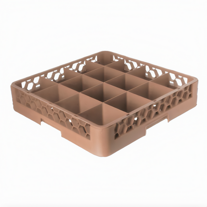 Full Size Glass/Stemware Rack, 16 Compartments, Stanton Trading, 4.375