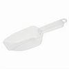 12 oz. Scoop, Stanton Trading, made from clear polycarbonate, lightweight, durable, and shatter-resistant with a smooth surface for easy cleaning. Ideal for scooping dry goods, ice, or bulk ingredients in kitchens, buffets, and self-serve stations.