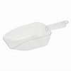 32 oz. Scoop, Stanton Trading, made from clear polycarbonate, lightweight, durable, and shatter-resistant with a smooth surface for easy cleaning. Ideal for scooping dry goods, ice, or bulk ingredients in kitchens, buffets, and self-serve stations.