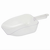 64 oz. Scoop, Stanton Trading, made from clear polycarbonate, lightweight, durable, and shatter-resistant with a smooth surface for easy cleaning. Ideal for scooping dry goods, ice, or bulk ingredients in kitchens, buffets, and self-serve stations.