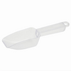 6 oz. Scoop, Stanton Trading, made from clear polycarbonate, lightweight, durable, and shatter-resistant with a smooth surface for easy cleaning. Ideal for scooping dry goods, ice, or bulk ingredients in kitchens, buffets, and self-serve stations.