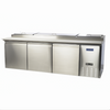 Three-Section Pizza Prep Table, Stanton Trading, includes (12) 1/3 pans (4
